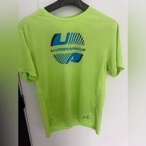 💚 Under Armour Men’s Speedstride 2.0 T-Shirt Green | Size Large | Excellent Cond
